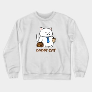 Daddy Cat Salaryman Crewneck Sweatshirt